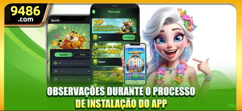 Imagem promocional do login da 28bet